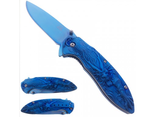Falcon 6.75" Spring Assisted Pocket Knife KS3764BL